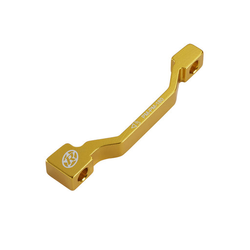 Reverse Disc Brake Adapter, PM-PM 180 Front/Rear, Gold