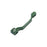 Reverse Disc Brake Adapter, PM-PM 180 Front/Rear, Green