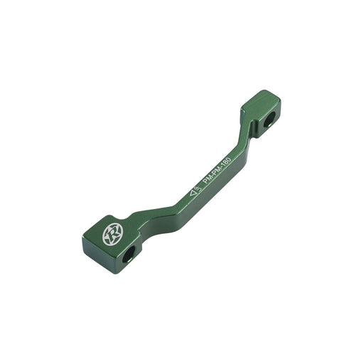 Reverse Disc Brake Adapter, PM-PM 180 Front/Rear, Green