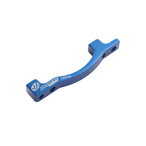 Reverse Disc Brake Adapter, PM-PM 203 Front, Blue