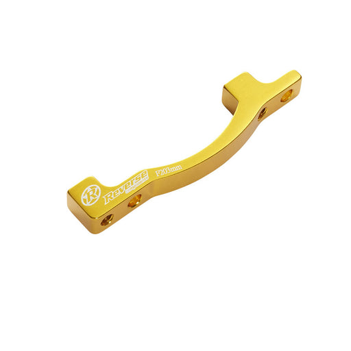 Reverse Disc Brake Adapter, PM-PM 203 Front, Gold