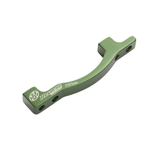 Reverse Disc Brake Adapter, PM-PM 203 Front, Green