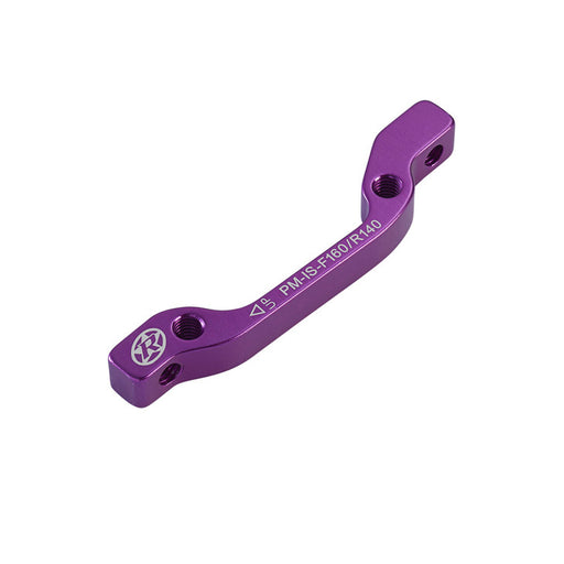 Reverse Disc Brake Adapter, IS-PM 160 Front/140 Rear, Purple