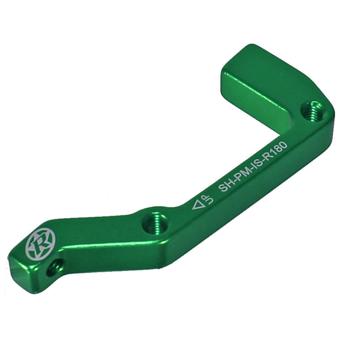 Reverse Disc Brake Adapter, IS-PM 180 Rear, Shimano, Green