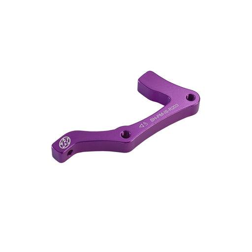 Reverse Disc Brake Adapter, IS-PM 203 Rear, Shimano, Purple