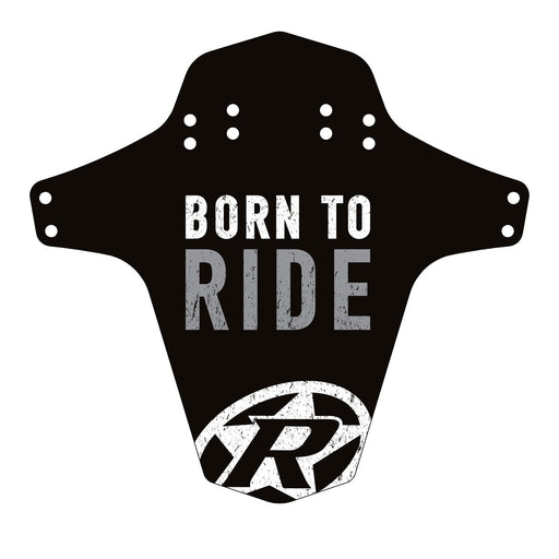 Reverse Mudfender, Born to Ride, Black/Grey
