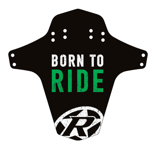 Reverse Mudfender, Born to Ride, Black/Neon Green