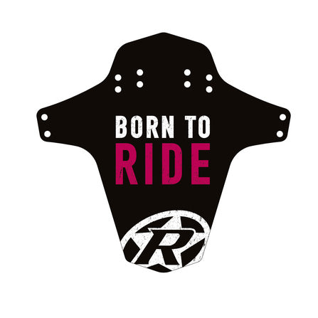 Reverse Mudfender, Born to Ride, Black/Candy