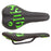 SDG Fly Jr Junior saddle, Steel rails - Black w/ Green