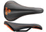 SDG Bel-Air RL saddle, Steel rails - blk/orange