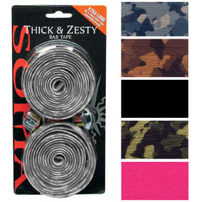 Soma Thick and Zesty Striated Bar Tape, Green Camo