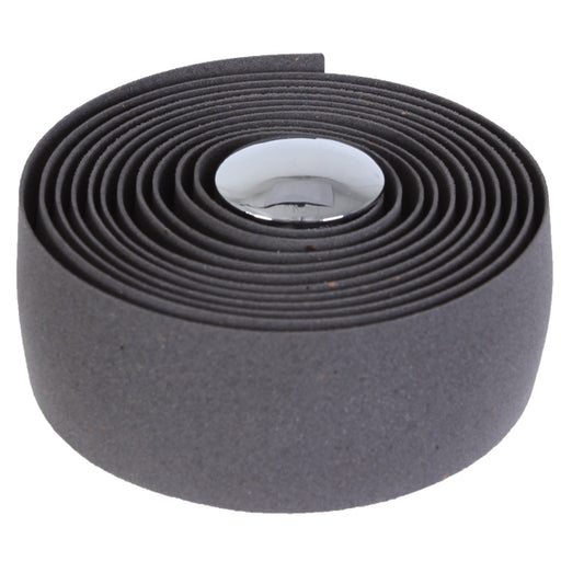 Soma Thick and Zesty Cork Bar Tape, Charcoal Gray