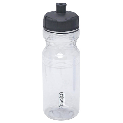 Soma Clear Taste Water Bottle, Clear/Black