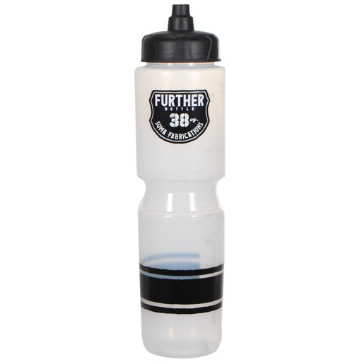 Soma Further 36oz Auto Valve Large Cycling Water Bottle, Clear/Black