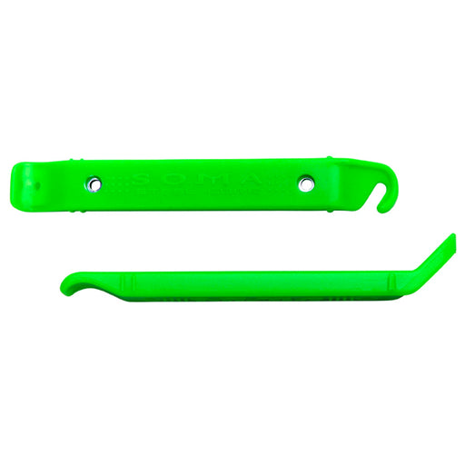 Soma Steel Core Tire Levers, Pair - Neon Green