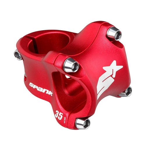 Spank Spike Race 2 Stem, (31.8) 0d x 35mm - Red