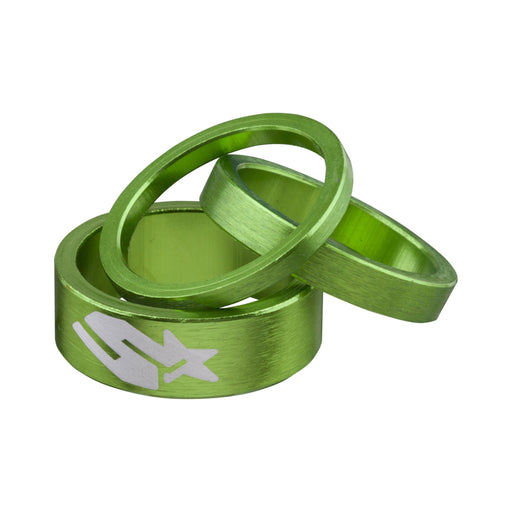 Spank Headset Spacer Kit, 3/6/12mm - Green