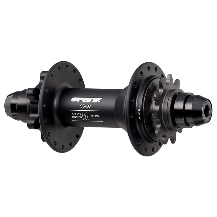 Spank Single Speed 6B Disc Rear Hub, 32h, 10x135 Bolt-On