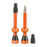 Tubolight Air Valve Set, 50mm - Orange