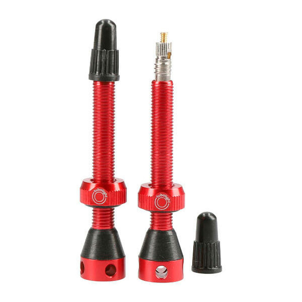 Tubolight Air Valve Set, 50mm - Red