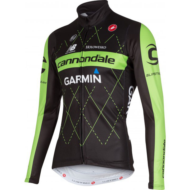 Cannondale Garmin Pro Cycling Thermal Jersey LS FZ Small