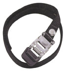 Wellgo Premium strap set for toe clips, Black Pair