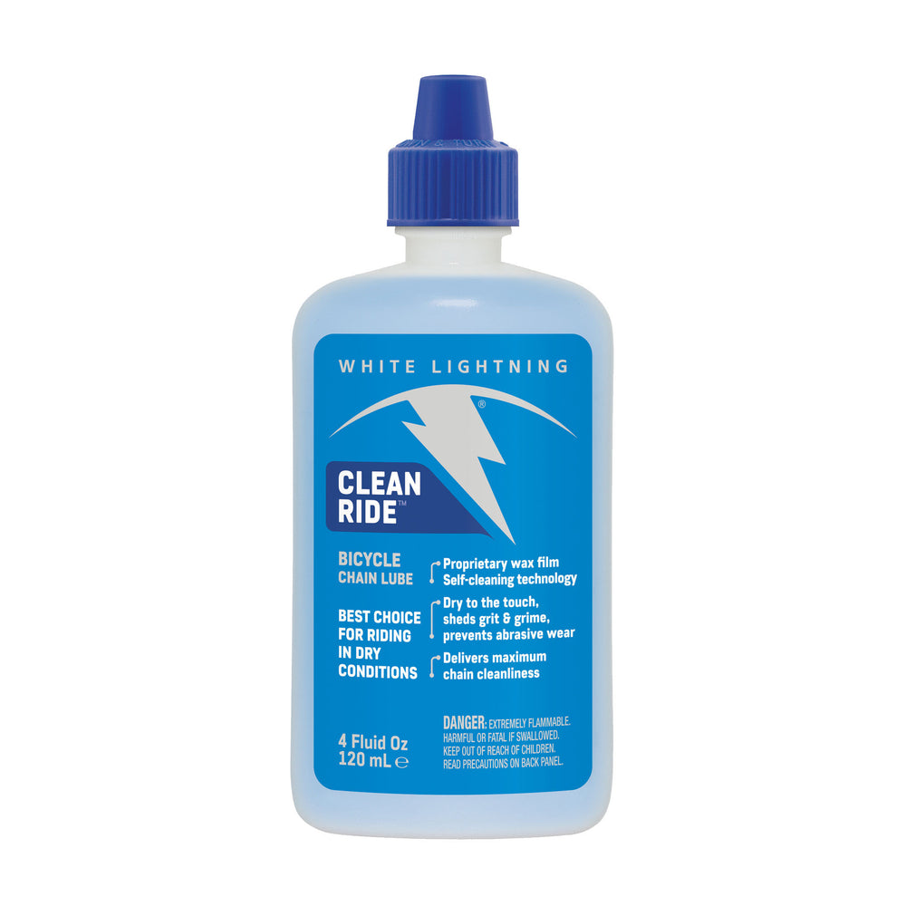 White Lightning Clean Ride Lube, 4oz Drip