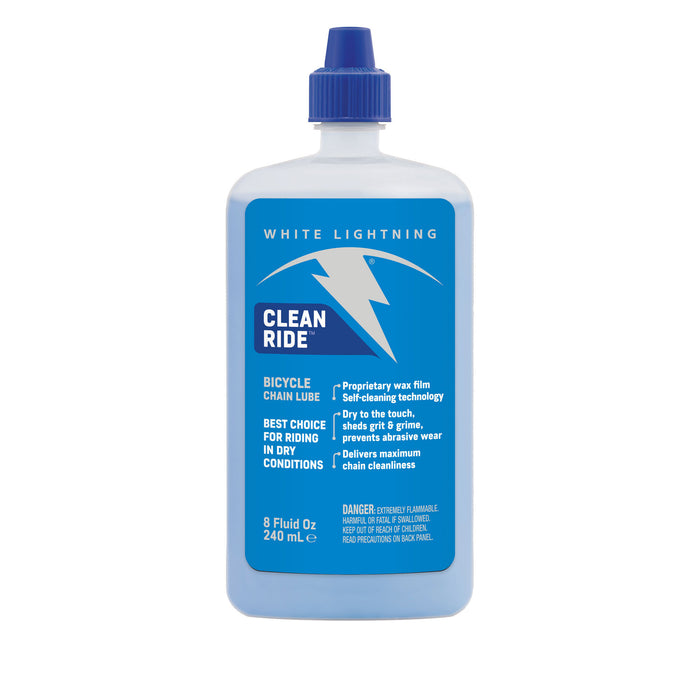 White Lightning Clean Ride Lube, 8oz Drip