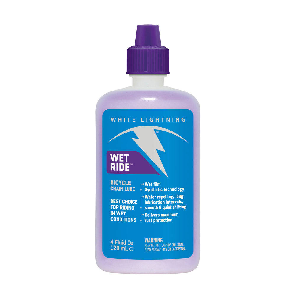 White Lightning Wet Ride Lube, 4oz Drip