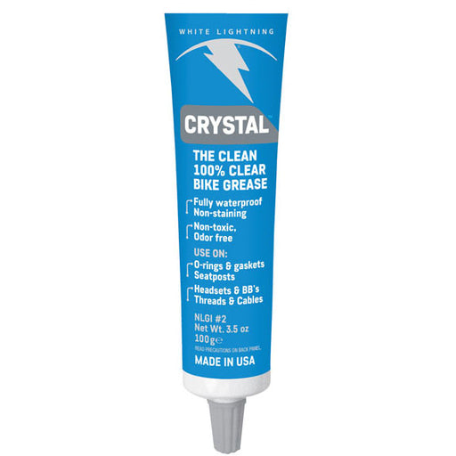 White Lightning Crystal, Clear Grease 3.5oz Tube