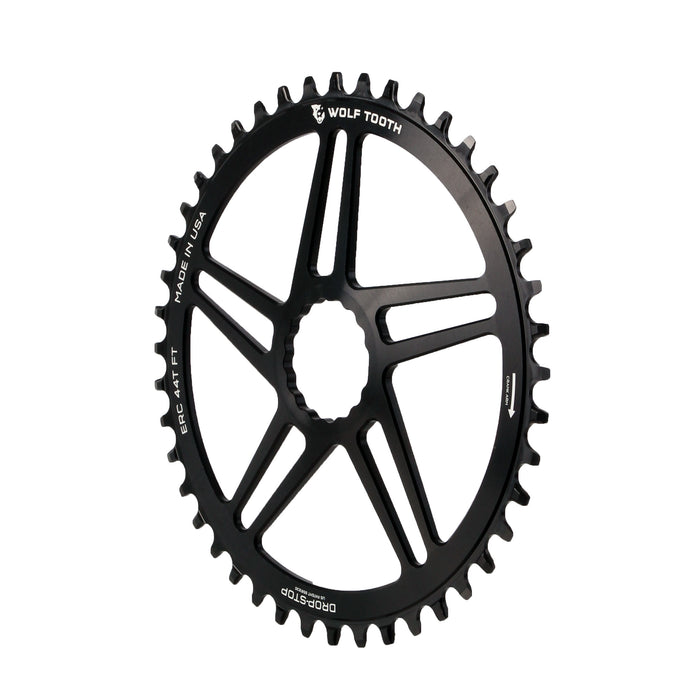 Wolf Tooth Components Cinch CX/Road (Flat Top) Direct Mount Ring, 44T - Bk