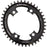 Wolf Tooth Components 107 BCD Elliptical Road Chainring (Flat Top), 40T - Bk