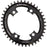 Wolf Tooth Components 107 BCD Elliptical Road Chainring (Flat Top), 42T - Bk