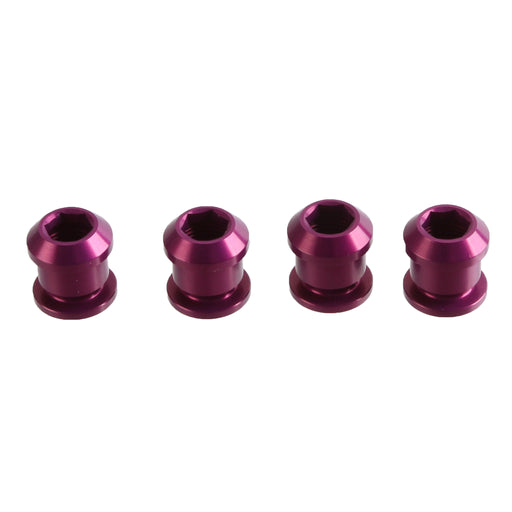 Wolf Tooth Components Single Chainring Bolt/Nut Set, 4pc - Purple