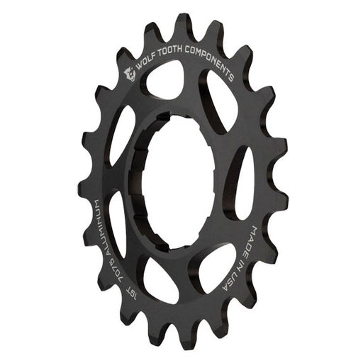 Wolf Tooth Components Aluminum Singlespeed Cog, 19t - Black