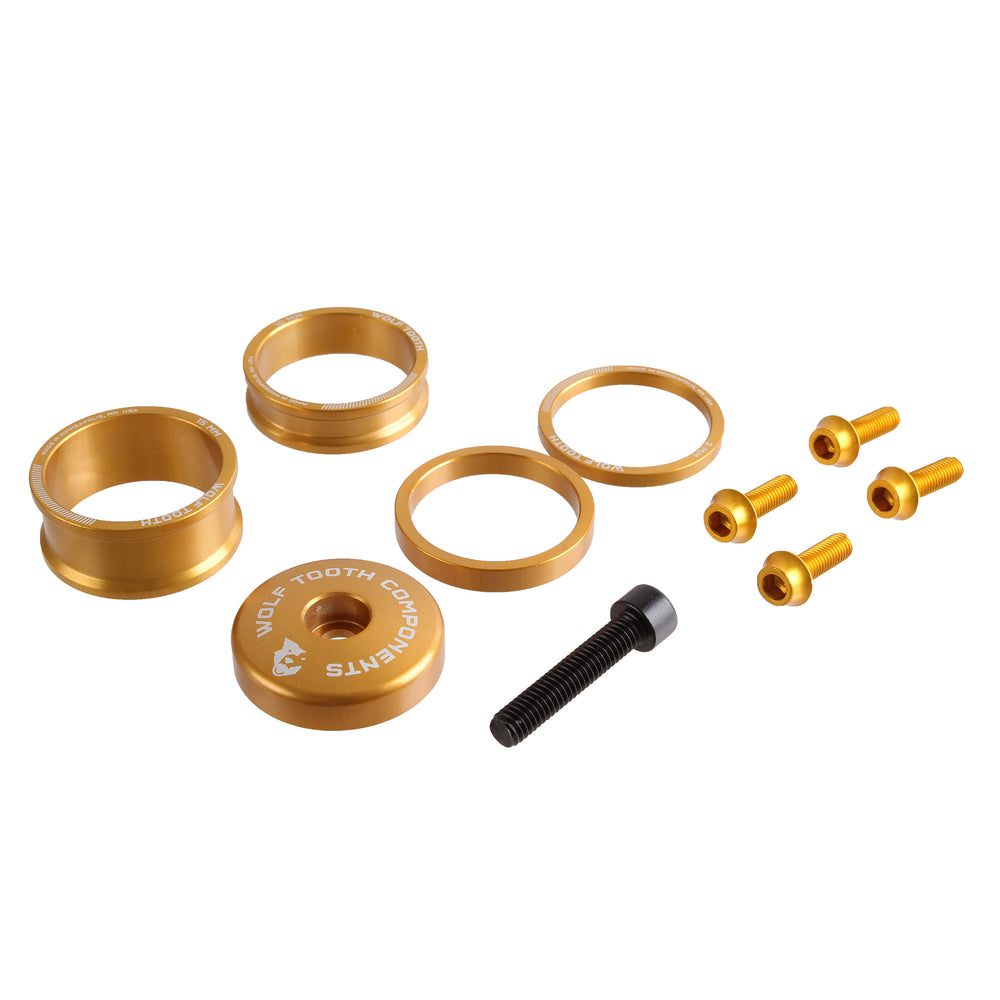 Wolf Tooth Components Anodized Bling Kit - Gold