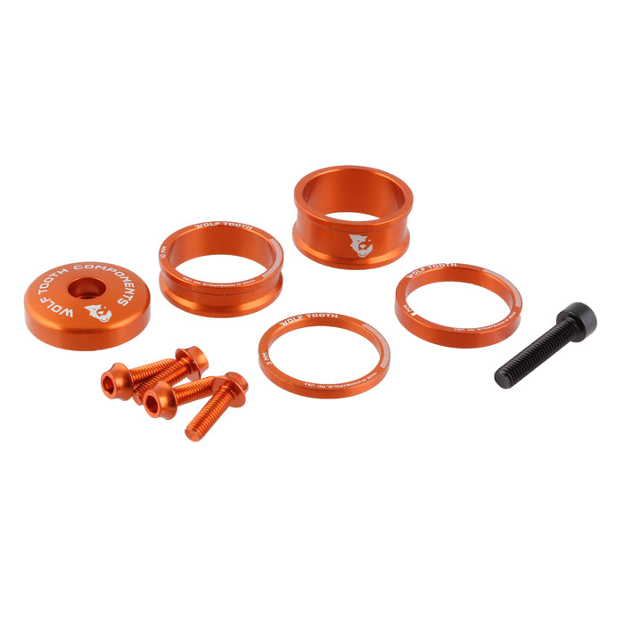 Wolf Tooth Components Anodized Bling Kit - Orange