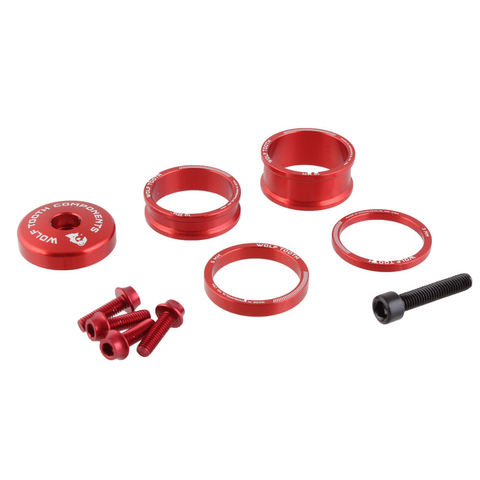 Wolf Tooth Components Anodized Bling Kit - Red