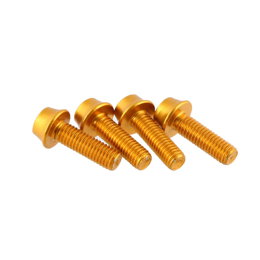 Wolf Tooth Components Aluminum Bottle Cage Bolt, 4 pcs - Gold