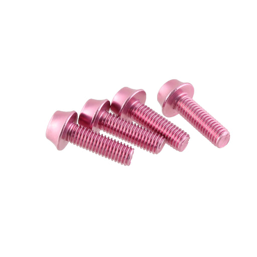 Wolf Tooth Components Aluminum Bottle Cage Bolt, 4 pcs - Pink