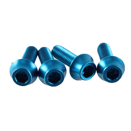 Wolf Tooth Components Aluminum Bottle Cage Bolt, 4 pcs - Teal