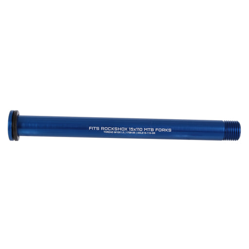 Wolf Tooth Components RockShox replacement axle, 15x110mm - blue
