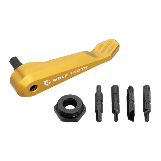 Wolf Tooth Components Axle Handle Multi-Tool - Gold