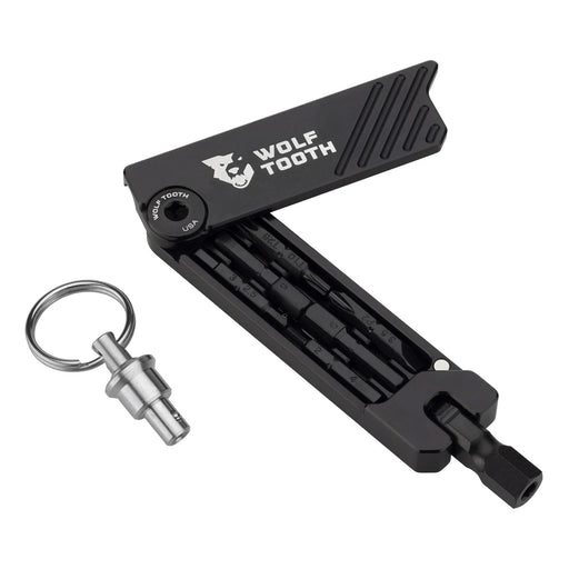 Wolf Tooth Components 6-Bit Hex Wrench Multi-Tool w/ Key Ring - Black