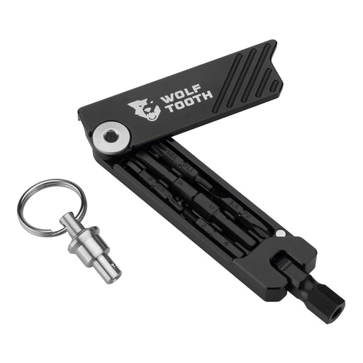 Wolf Tooth Components 6-Bit Hex Wrench Multi-Tool w/ Key Ring - Silver