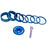 Wheels Mfg StackRight Essential Headset Spacer Kit, 1-1/8" Blue