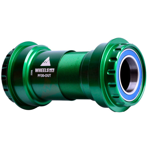 Wheels Mfg PF30 to Outboard BB, 24mm Base Model, Green