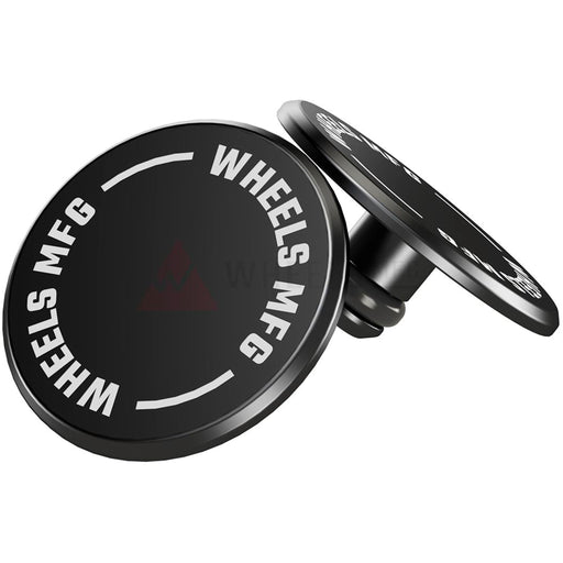 Wheels Mfg Thru-Axle Cap Set - Black