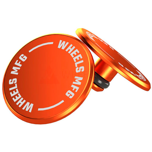 Wheels Mfg Thru-Axle Cap Set - Orange