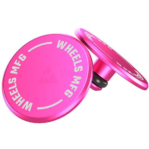 Wheels Mfg Thru-Axle Cap Set - Pink